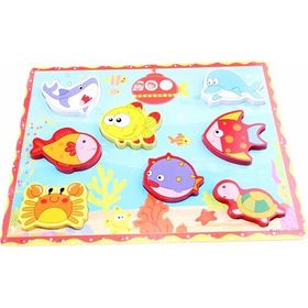Akademiloji Ahşap Kabartmalı Eğitici Yapboz