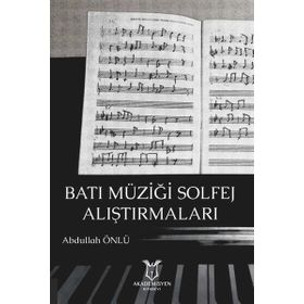 Akademisyen Kitabevi Batı Müziği Solfej Alıştırmaları