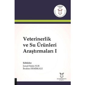 Akademisyen Kitabevi Veterinerlik ve Su Ürünleri Araştırmaları 1