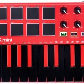 Akai MPKMINI 3 Kırmızı Mıdı Klavye