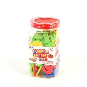 Akallı 05-459 2 Set Harf Ve Rakamlar Seti 86 Parça Oyuncak