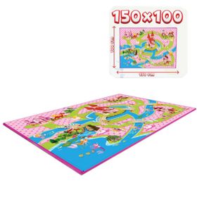 Akallı Prenses Oyun Halısı 150x100cm 05-732 Oyuncak
