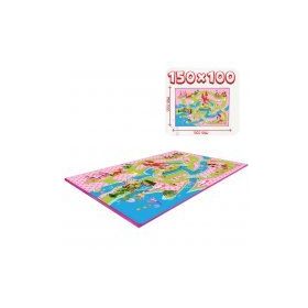 Akallı Prenses Oyun Halısı 150x100cm 05-732 Oyuncak