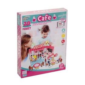Akar Cafe Maket 3 Boyutlu Puzzle