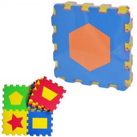 Akar Oyuncak 90-955 ECO EVA 33x33 cm 7 mm Geomerik Şekilli Oyun Halısı