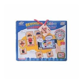 Akar Oyuncak Dünya Çocukları Maxi Konuşan 2 Parçalı Puzzle