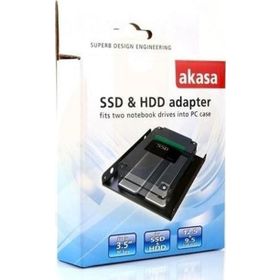Akasa AK HDA03 2x2.5 inç HDD 3.5 inç Adaptör + Sata Kablo Seti