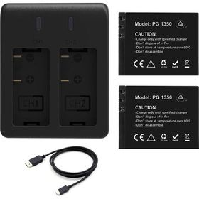 Akaso Brave 7 LE 2'li Şarj Adaptörü ve Aksiyon Kamera Bataryası