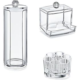 Akay 504 Plastik 3'lü Makyaj Organizer Seti