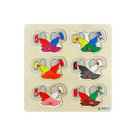 Akay GK014D Ahşap Renkler Puzzle