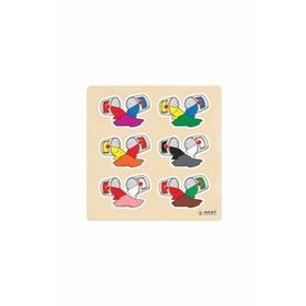 Akay GK014D Ahşap Renkler Puzzle