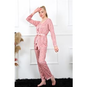 Akbeniz 16103 Gül Kurusu Kadın Pijama Takımı