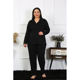 Akbeniz 202401 Siyah Kadın Cepli Pijama Altı