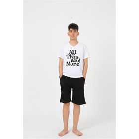 Akbeniz 20377 Beyaz Erkek Pijama Takımı