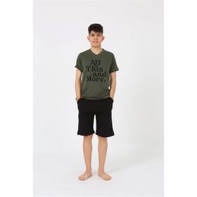 Akbeniz 20377 Haki Erkek Pijama Takımı