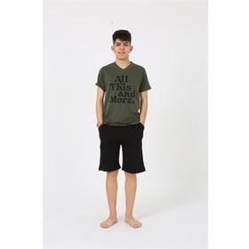 Akbeniz 20377 Haki Erkek Pijama Takımı