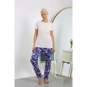 Akbeniz 27391 Lacivert Pamuklu Kadın Alt Pijama