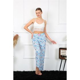 Akbeniz 27469 Mavi Pamuklu Kadın Alt Pijama