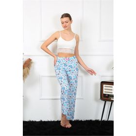 Akbeniz 27469 Mavi Pamuklu Kadın Alt Pijama