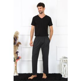 Akbeniz 27495 Antrasit Pamuk Erkek Pijama Altı