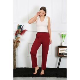 Akbeniz 27514 Bordo Kadın Pijama Altı