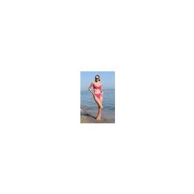 Akbeniz 35008 Fuşya Fiyonklu Kadın Aşt Üst Bikini Takımı