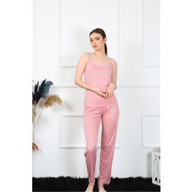 Akbeniz 4136 Somon Kadın Pijama Takımı