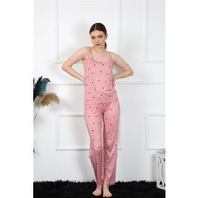 Akbeniz 4138 Somon Kadın Pijama Takımı
