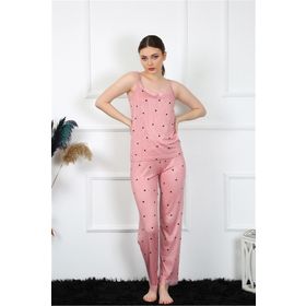 Akbeniz 4138 Somon Kadın Pijama Takımı