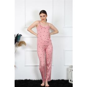 Akbeniz 4138 Somon Kadın Pijama Takımı