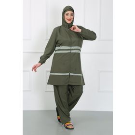 Akbeniz 44020 Haki Büyük Beden Tesettür Mayo