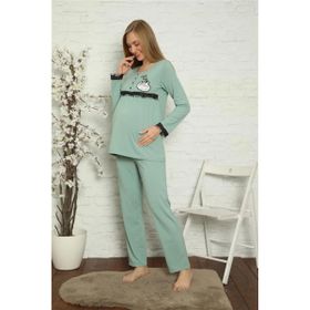 Akbeniz 45201 Su Yeşili Kadın Pijama Takımı