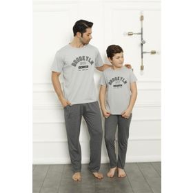 Akbeniz 50102 Gri Erkek Pijama Takımı