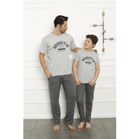 Akbeniz 50102 Gri Erkek Pijama Takımı