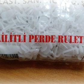 Akça Tekstil 1000 Adet Beyaz Kilitli Tül Perde Düğmesi