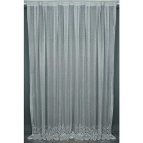 Akça Tekstil 150x260 cm Gri Geniş Etek Model Tek Kanat Hazır Pileli Fon Perde