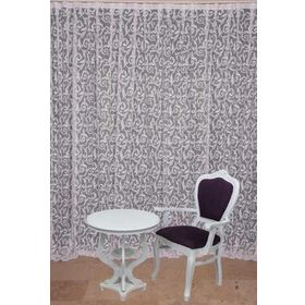Akça Tekstil 300 x 260 cm Sultan 2 Kırık Beyaz Tek Kanat Hazır Dikilmiş Pileli Fon Perde