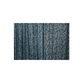 Akça Tekstil 300 x 260 cm Sultan 2 Mavi Tek Kanat Hazır Dikilmiş Pileli Fon Perde