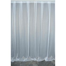Akça Tekstil 300x260 cm Beyaz Kardelen Tek Kanat Hazır Dikilmiş Pileli Fon Perde