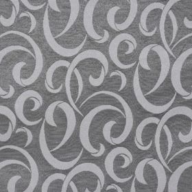 Akça Tekstil 300x260 cm Gri Ay Modeli Tek Kanat Hazır Dikilmiş Pileli Fon Perde
