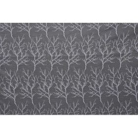 Akça Tekstil 300x260 cm Kırık Beyaz Granit Model Tek Kanat Dikilmiş Pileli Fon Perde