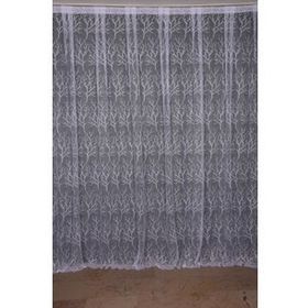 Akça Tekstil 300x260 cm Kırık Beyaz Granit Model Tek Kanat Dikilmiş Pileli Fon Perde