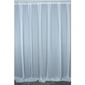 Akça Tekstil 300x260 cm Kırık Beyaz Keten Model Tek Kanat Hazır Dikilmiş Pileli Fon Perde