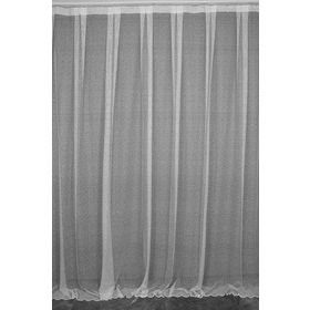 Akça Tekstil 300x260 cm Kırık Beyaz Kılıç Model Tek Kanat Hazır Dikilmiş Pileli Fon Perde
