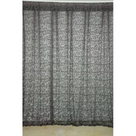 Akça Tekstil 300x260 cm Koyu Vizon Sultan 2 Tek Kanat Hazır Dikilmiş Pileli Fon Perde