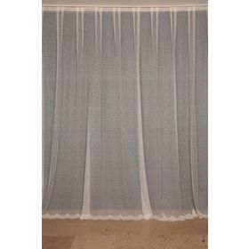 Akça Tekstil 300x260 cm Krem Dar Etek Tek Kanat Hazır Dikilmiş Pileli Fon Perde