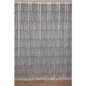 Akça Tekstil 300x260 cm Krem Granit Model Tek Kanat Dikilmiş Pileli Fon Perde