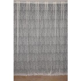 Akça Tekstil 300x260 cm Krem Granit Model Tek Kanat Dikilmiş Pileli Fon Perde