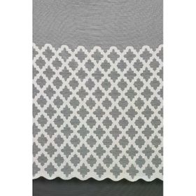 Akça Tekstil 300x260 cm Krem Osmanlı Model Tek Kanat Dikilmiş Pileli Fon Perde