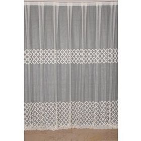 Akça Tekstil 300x260 cm Krem Osmanlı Model Tek Kanat Dikilmiş Pileli Fon Perde